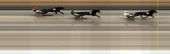 Målfoto for løp 1 på bane LE den 02.04.2016