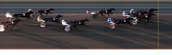 Målfoto for løp 6 på bane LE den 11.04.2016