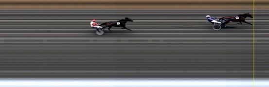 Målfoto for løp 1 på bane LE den 18.04.2016