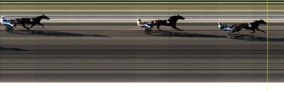 Målfoto for løp 3 på bane LE den 09.05.2016