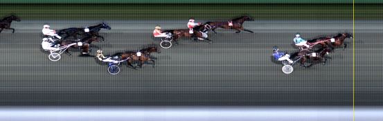 Målfoto for løp 3 på bane LE den 12.09.2016