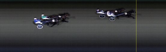 Målfoto for løp 1 på bane LE den 03.10.2016