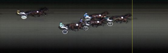 Målfoto for løp 8 på bane LE den 03.10.2016