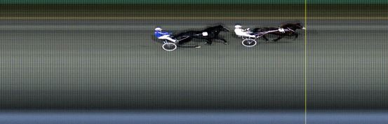 Målfoto for løp 1 på bane LE den 23.10.2016