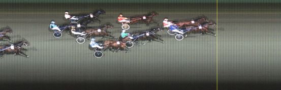 Målfoto for løp 3 på bane LE den 23.10.2016