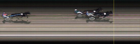 Målfoto for løp 1 på bane LE den 26.11.2016