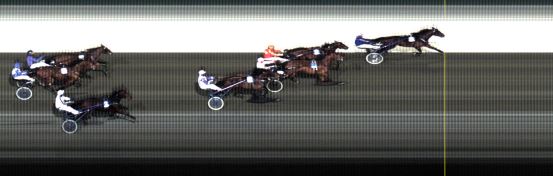 Målfoto for løp 2 på bane LE den 12.12.2016