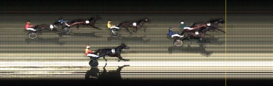 Målfoto for løp 1 på bane LE den 19.12.2016