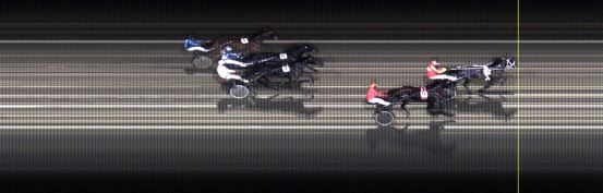 Målfoto for løp 1 på bane LE den 09.01.2017