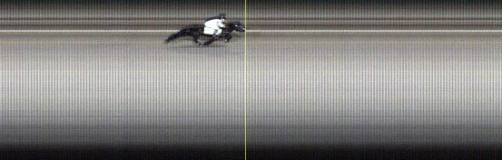 Målfoto for løp 21 på bane LE den 13.02.2017