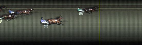 Målfoto for løp 3 på bane LE den 13.02.2017