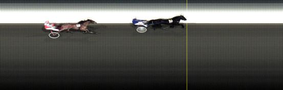 Målfoto for løp 1 på bane LE den 27.02.2017