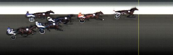 Målfoto for løp 5 på bane LE den 27.02.2017