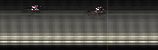 Målfoto for løp 6 på bane LE den 20.03.2017