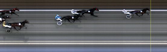 Målfoto for løp 2 på bane LE den 27.03.2017