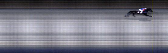 Målfoto for løp 4 på bane LE den 27.03.2017