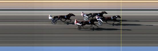 Målfoto for løp 2 på bane LE den 17.04.2017