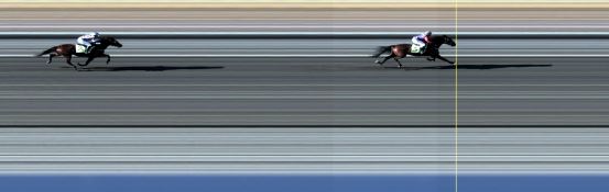 Målfoto for løp 21 på bane LE den 17.04.2017