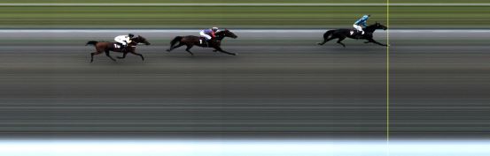 Målfoto for løp 1 på bane LE den 12.06.2017