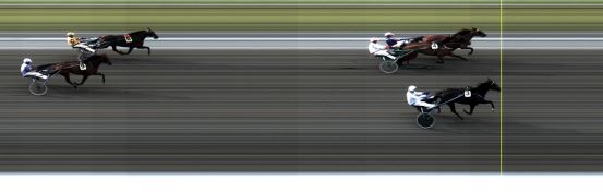 Målfoto for løp 1 på bane LE den 03.07.2017