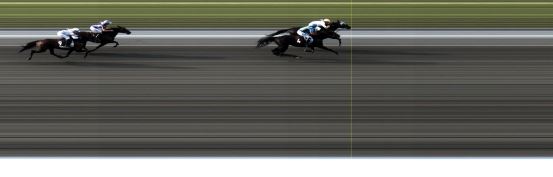 Målfoto for løp 1 på bane LE den 07.08.2017