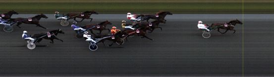 Målfoto for løp 10 på bane LE den 14.08.2017