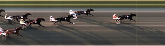 Målfoto for løp 8 på bane LE den 14.08.2017