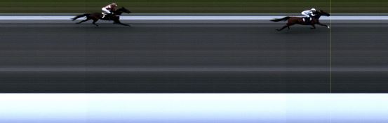 Målfoto for løp 1 på bane LE den 18.09.2017