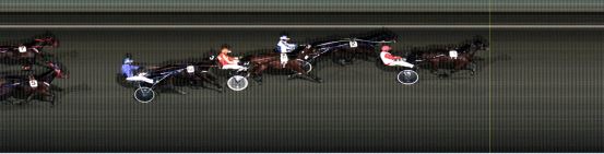 Målfoto for løp 1 på bane LE den 18.12.2017