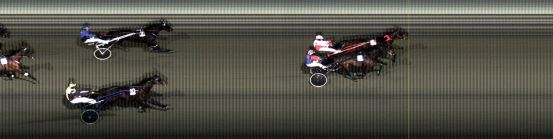 Målfoto for løp 6 på bane LE den 08.01.2018