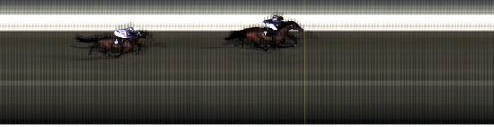 Målfoto for løp 1 på bane LE den 19.02.2018