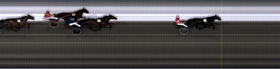 Målfoto for løp 1 på bane LE den 12.03.2018