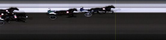 Målfoto for løp 3 på bane LE den 12.03.2018