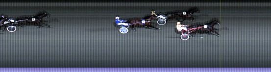 Målfoto for løp 9 på bane LE den 16.04.2018