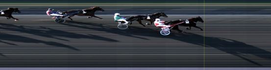 Målfoto for løp 6 på bane LE den 07.05.2018