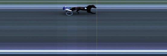 Målfoto for løp 2 på bane LE den 11.06.2018