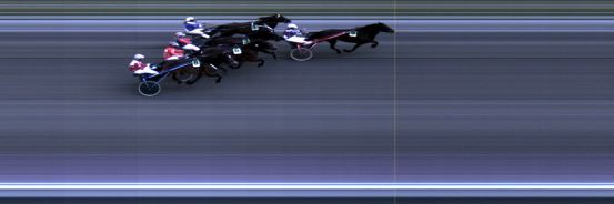 Målfoto for løp 9 på bane LE den 11.06.2018