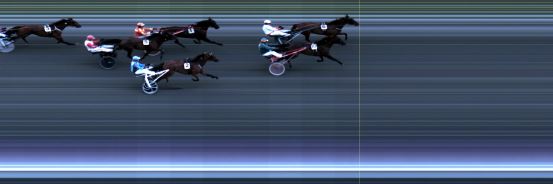 Målfoto for løp 7 på bane LE den 02.07.2018