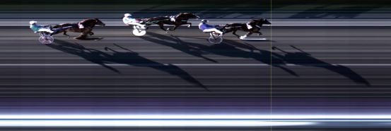 Målfoto for løp 8 på bane LE den 09.07.2018