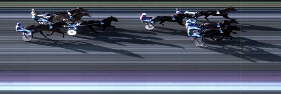 Målfoto for løp 6 på bane LE den 23.07.2018