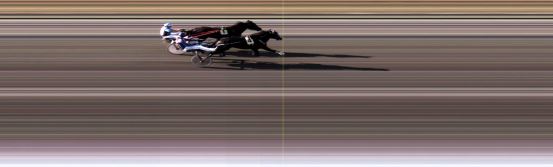 Målfoto for løp 1 på bane LE den 30.07.2018