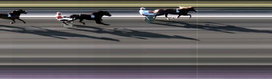 Målfoto for løp 6 på bane LE den 06.08.2018