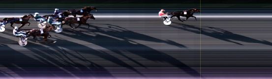 Målfoto for løp 8 på bane LE den 06.08.2018