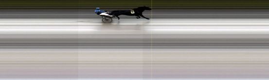 Målfoto for løp 1 på bane LE den 20.08.2018