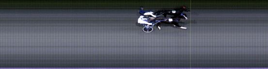 Målfoto for løp 9 på bane LE den 26.08.2018