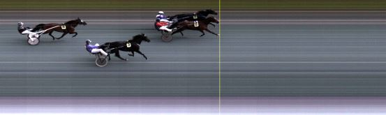 Målfoto for løp 1 på bane LE den 10.09.2018