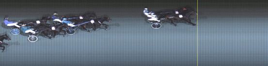 Målfoto for løp 8 på bane LE den 10.09.2018