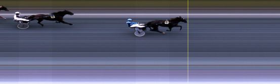 Målfoto for løp 1 på bane LE den 29.09.2018