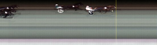 Målfoto for løp 6 på bane LE den 08.10.2018