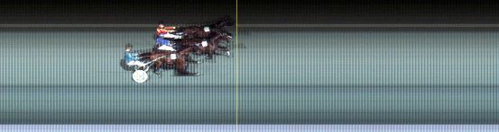 Målfoto for løp 9 på bane LE den 08.10.2018